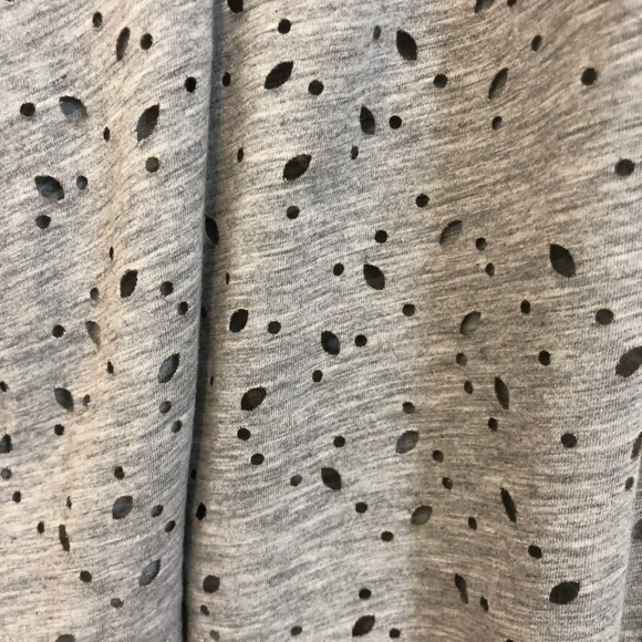 Anthropologie Deletta Gray Beaded Tank Top with Cut Outs - Picture 15 of 16